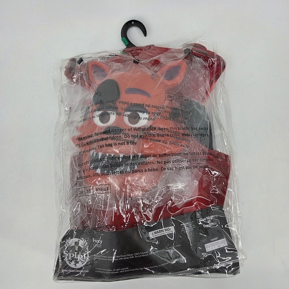 Childs Five Nights at Freddys Foxy Costume Large 12 14 Spirit Halloween - Picture 4 of 4